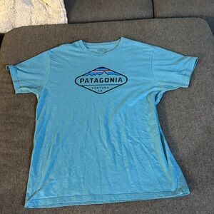 Patagonia Light Blue Short Sleeve Tee